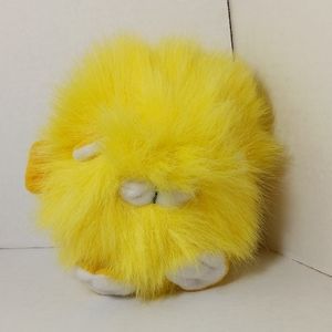 Vintage Dakin Nature Babies Plush 6” Minkys  Yellow Fluff Stuffed Animal Toy